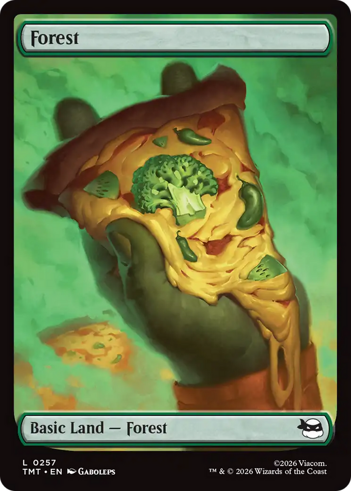 Forest (0257) [Teenage Mutant Ninja Turtles] Magic: The Gathering
