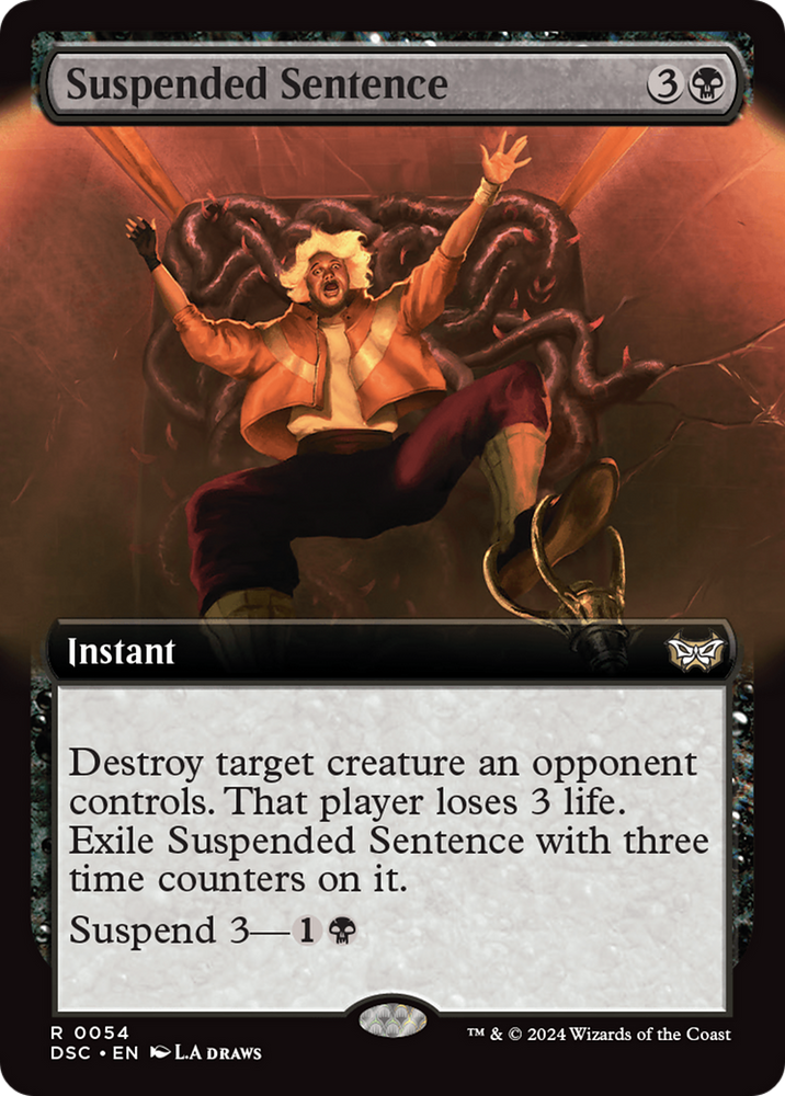Suspended Sentence (Extended Art) [Duskmourn: House of Horror Commander] Magic: The Gathering