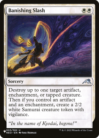 Banishing Slash [The List] Magic: The Gathering