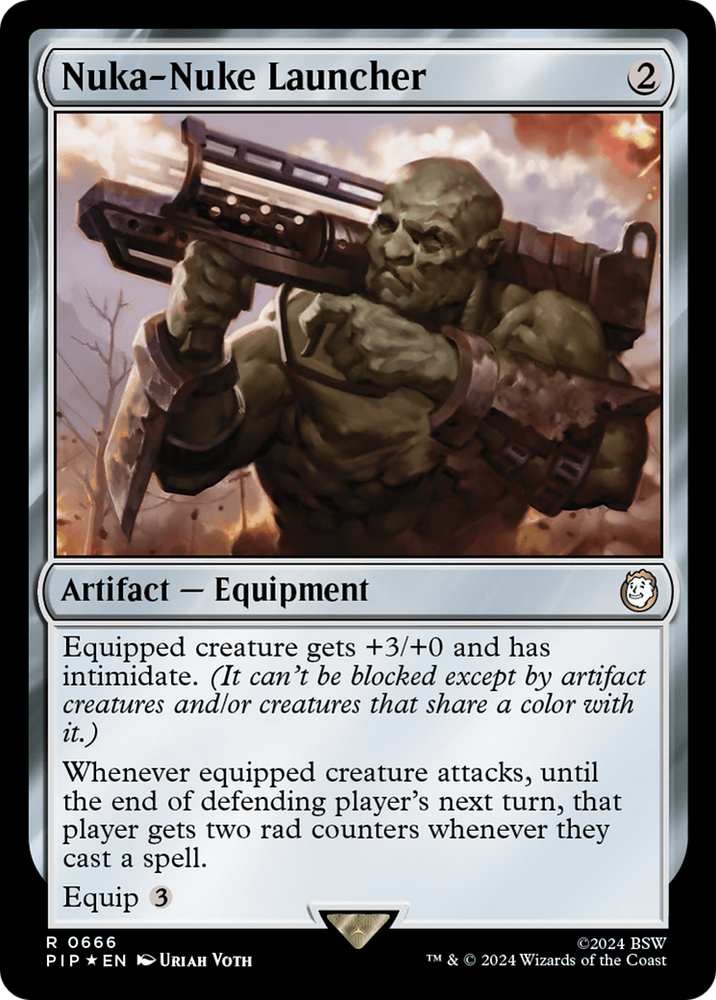 Nuka-Nuke Launcher (Surge Foil) [Fallout] Magic: The Gathering