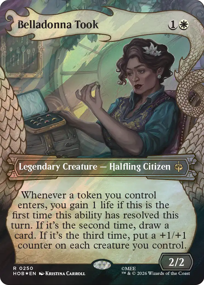 Belladonna Took (Showcase) (Surge Foil) [The Hobbit] Magic: The Gathering
