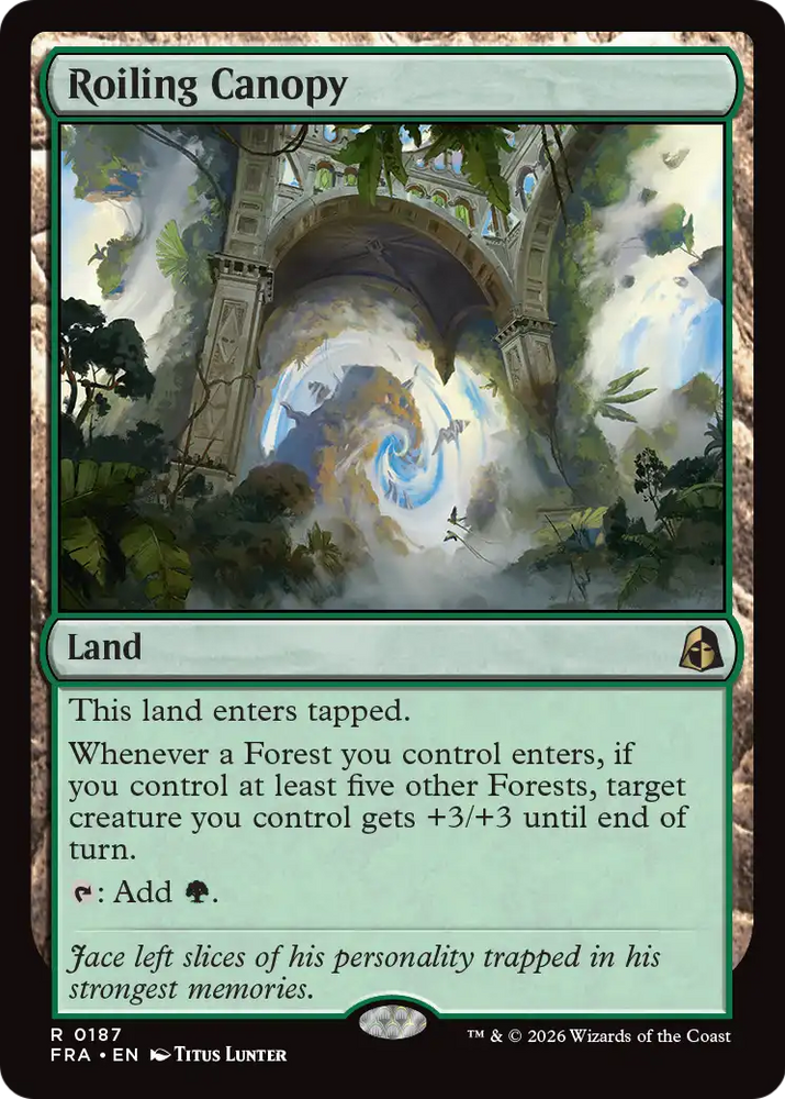 Roiling Canopy [Reality Fracture] Magic: The Gathering