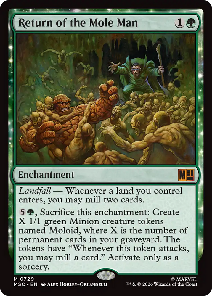 Return of the Mole Man [Marvel Super Heroes Commander] Magic: The Gathering