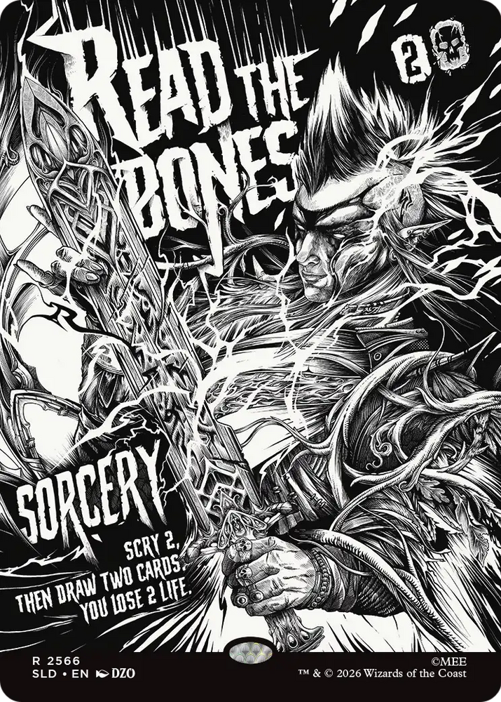 Read the Bones (2566) [Secret Lair Drop Series] Magic: The Gathering