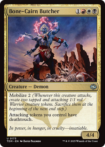 Bone-Cairn Butcher [Tarkir: Dragonstorm] Magic: The Gathering