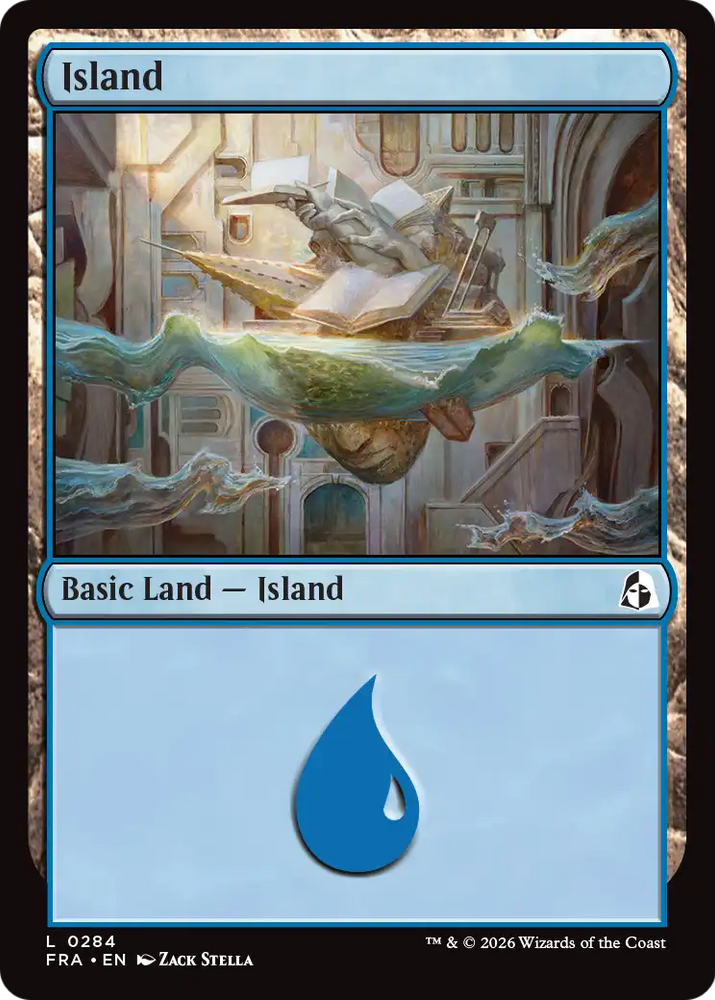 Island (0284) [Reality Fracture] Magic: The Gathering