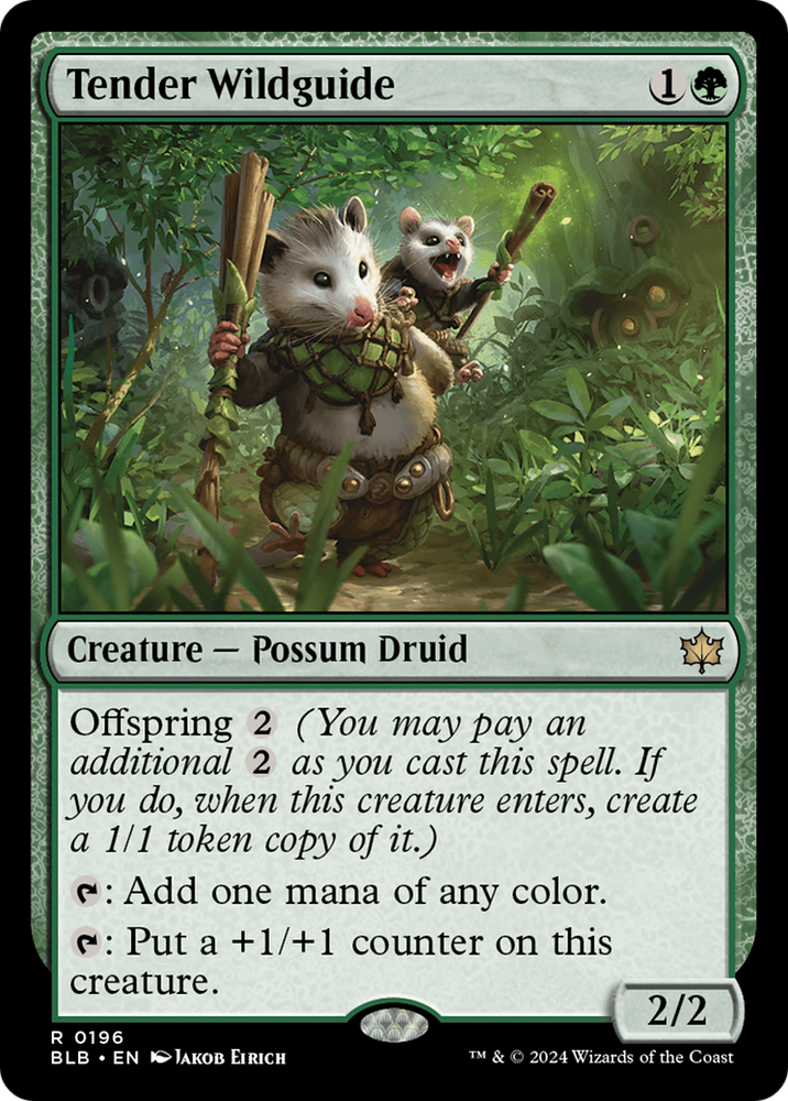 Tender Wildguide [Bloomburrow] Magic: The Gathering