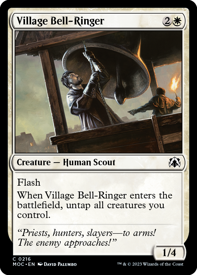 Village Bell-Ringer [March of the Machine Commander] Magic: The Gathering