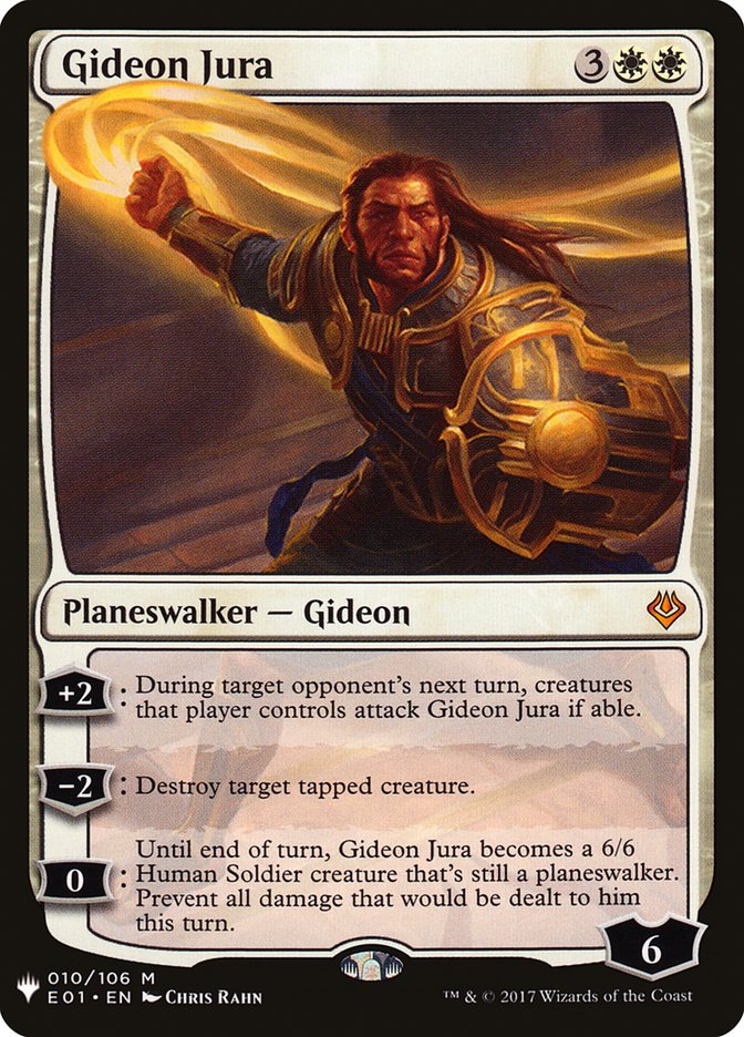 Gideon Jura [The List] Magic: The Gathering