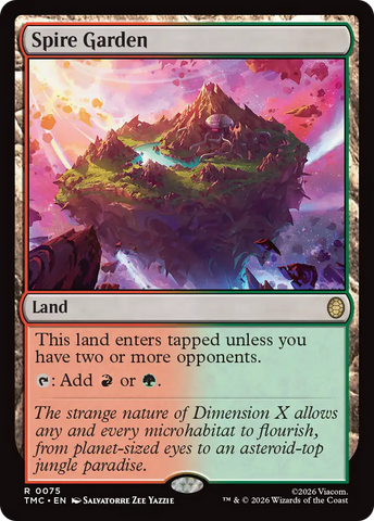 Spire Garden [Teenage Mutant Ninja Turtles Commander] Magic: The Gathering