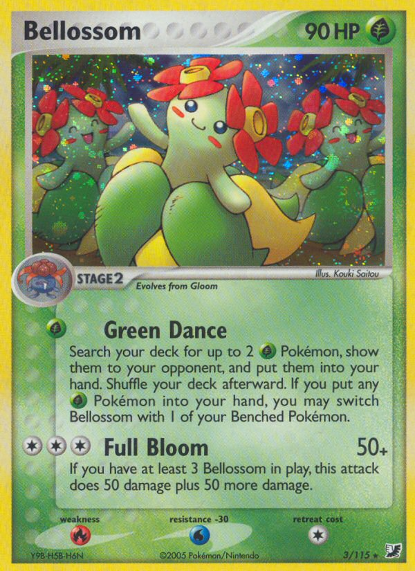 Bellossom (3/115) [EX: Unseen Forces] Pokémon
