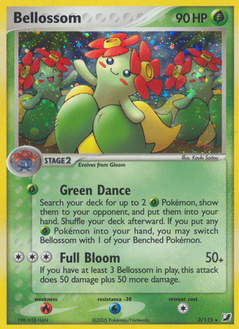 Bellossom (3/115) [EX: Unseen Forces] Pokémon