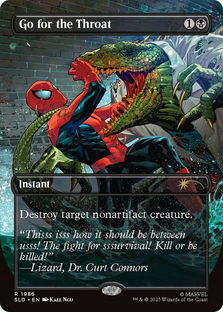 Go for the Throat [Secret Lair Drop Series] Magic: The Gathering