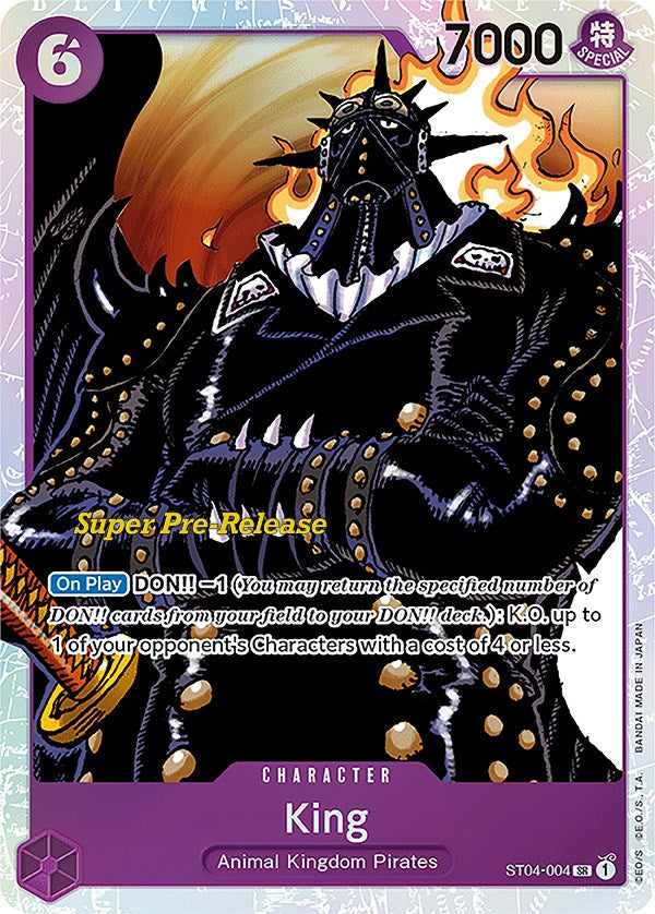King [Super Pre-Release Starter Deck: Animal Kingdom Pirates] Bandai