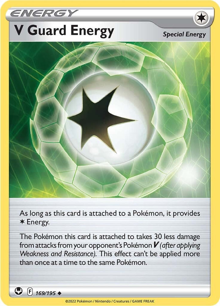 V Guard Energy (169/195) [Sword & Shield: Silver Tempest] Pokémon