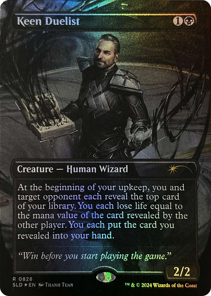 Keen Duelist (Rainbow Foil) [Secret Lair Drop Series] Magic: The Gathering