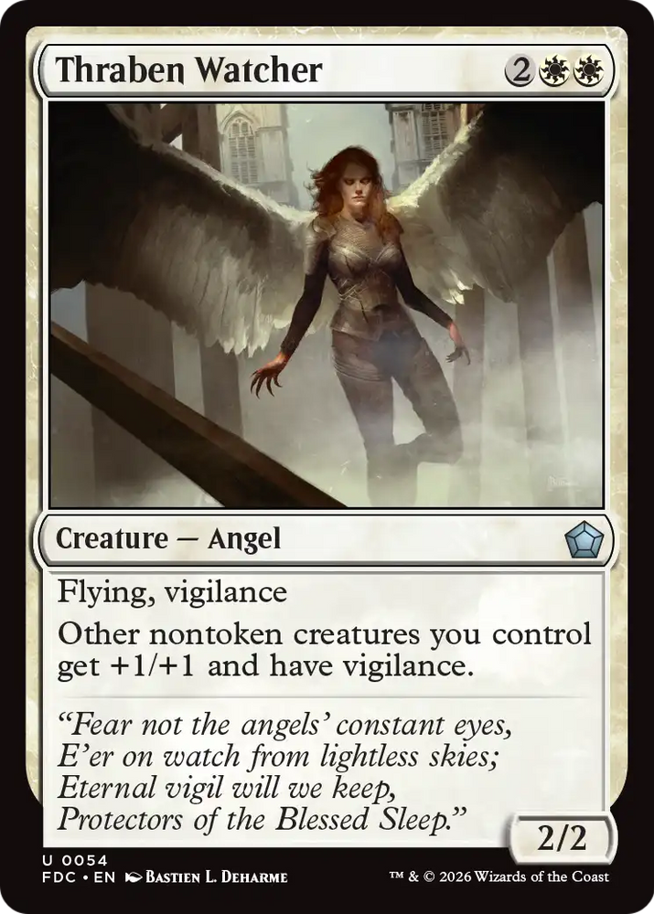 Thraben Watcher [Foundations Commander] Magic: The Gathering