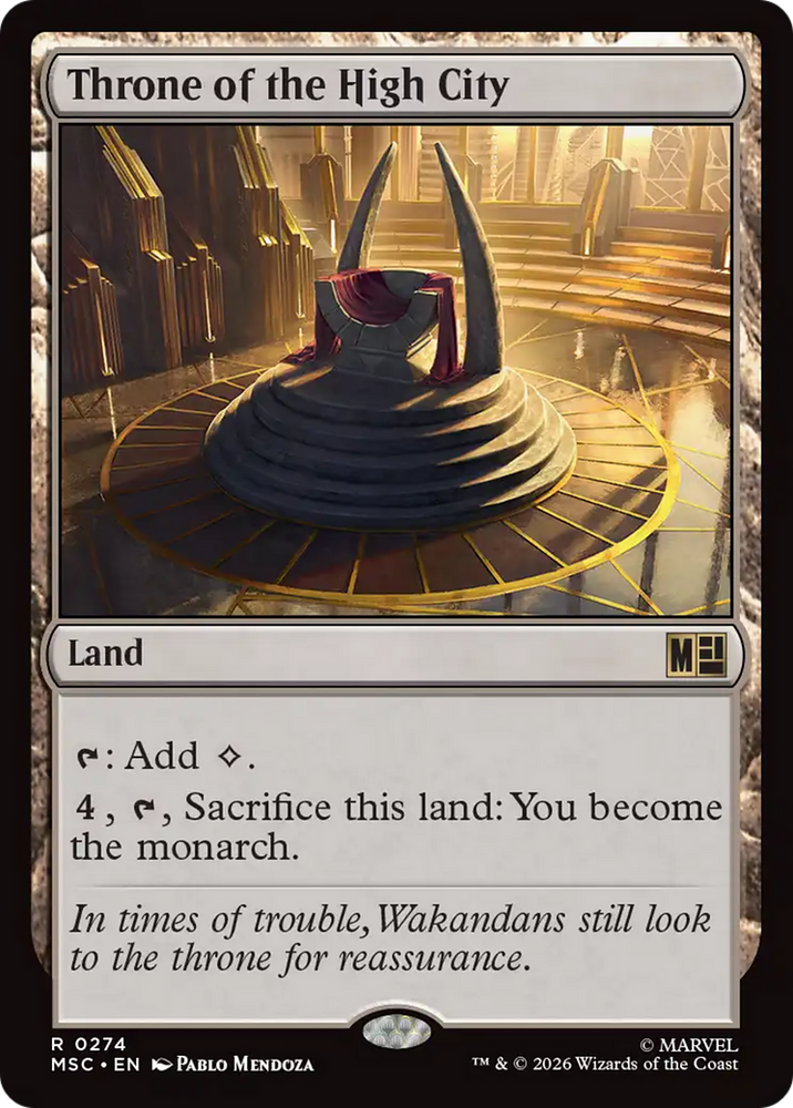 Throne of the High City [Marvel Super Heroes Commander] Magic: The Gathering