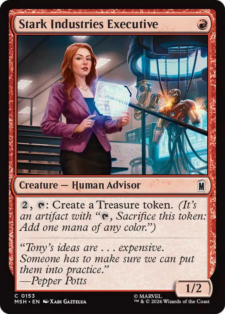 Stark Industries Executive [Marvel Super Heroes] Magic: The Gathering