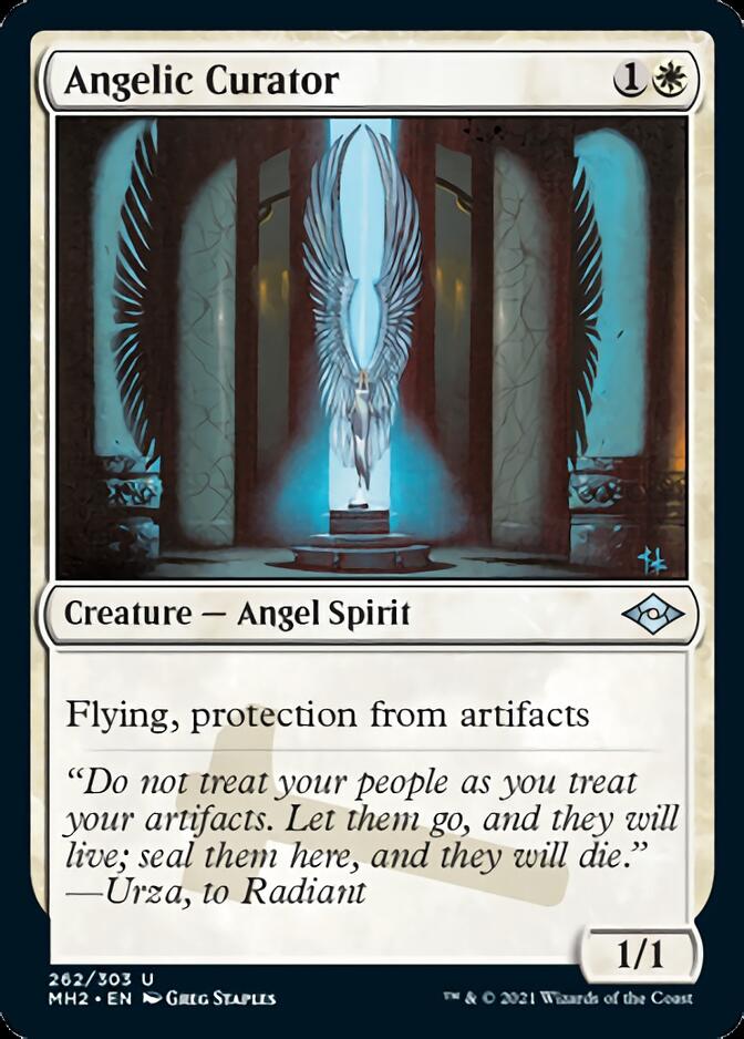 Angelic Curator (Foil Etched) [Modern Horizons 2] Magic: The Gathering