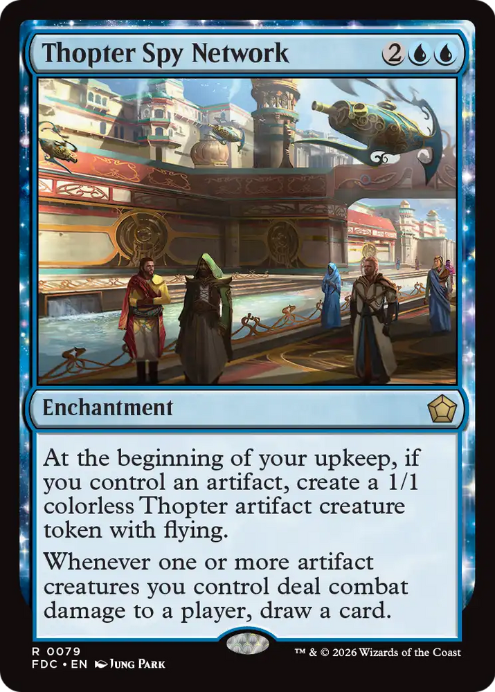 Thopter Spy Network [Foundations Commander] Magic: The Gathering