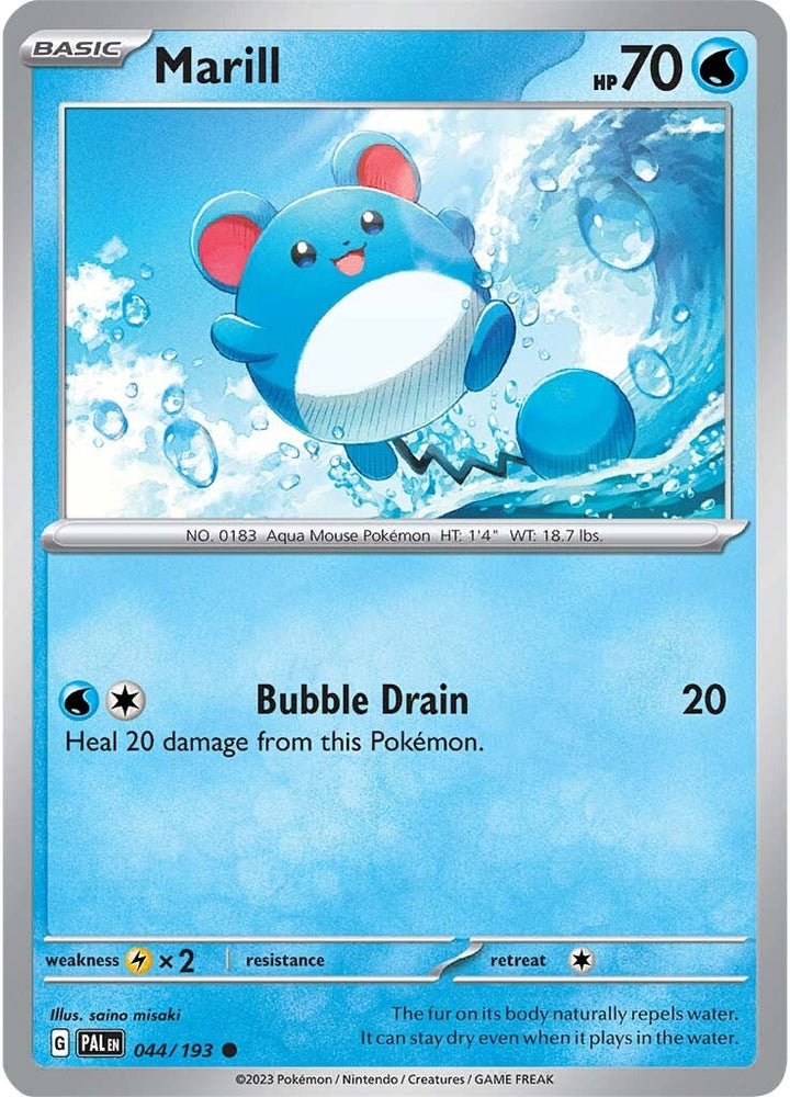 Marill (044/193) [Scarlet & Violet: Paldea Evolved] Pokémon