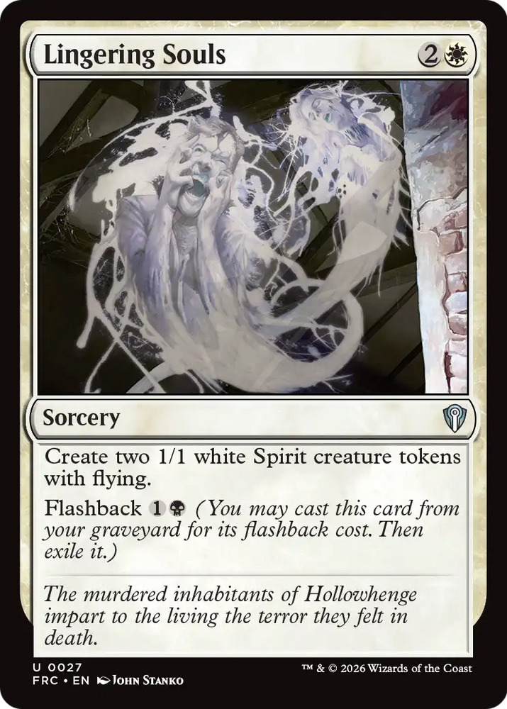 Lingering Souls [Reality Fracture Commander] Magic: The Gathering