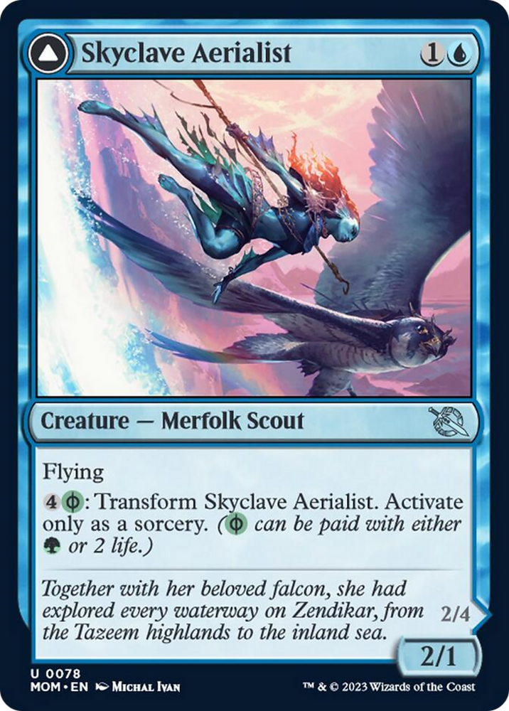 Skyclave Aerialist // Skyclave Invader [March of the Machine] Magic: The Gathering