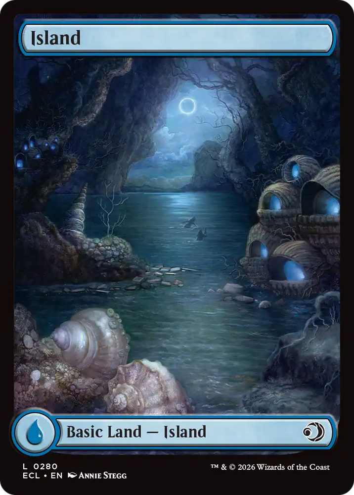 Island (0280) [Lorwyn Eclipsed] Magic: The Gathering