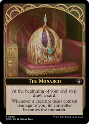 The Monarch // Dwarf Berserker Double-Sided Token [Commander Masters Tokens] Magic: The Gathering