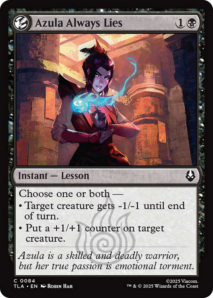 Azula Always Lies [Avatar: The Last Airbender] Magic: The Gathering