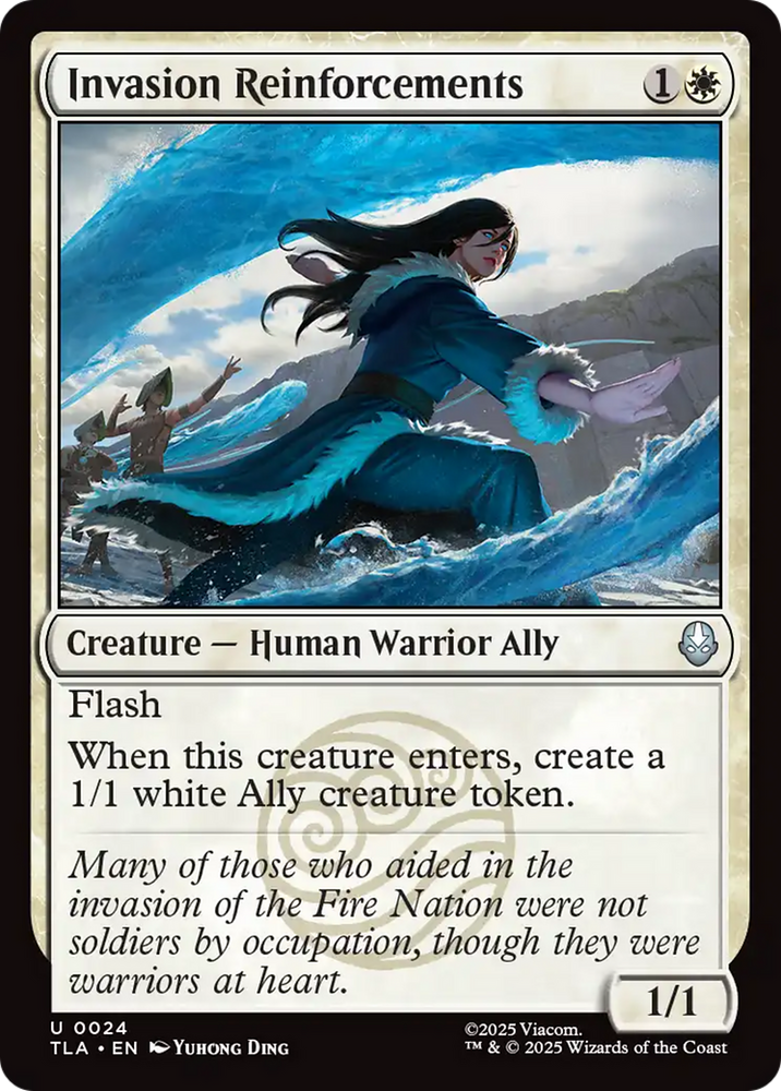 Invasion Reinforcements [Avatar: The Last Airbender] Magic: The Gathering