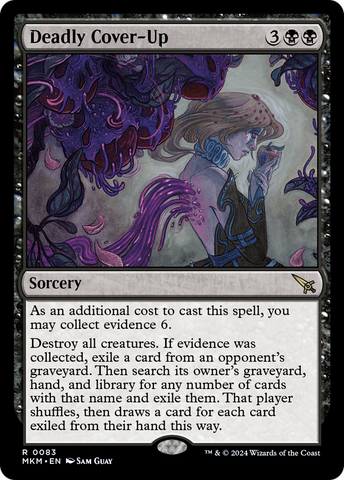 Deadly Cover-Up [Murders at Karlov Manor] Magic: The Gathering