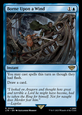 Borne Upon a Wind [The Lord of the Rings: Tales of Middle-Earth] Magic: The Gathering