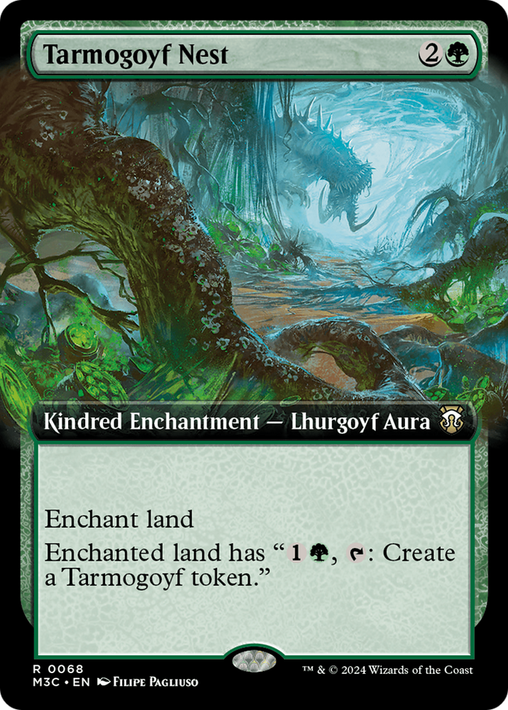 Tarmogoyf Nest (Extended Art) [Modern Horizons 3 Commander] Magic: The Gathering