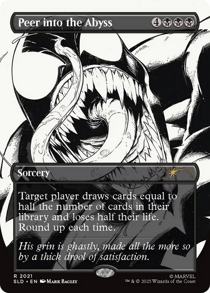 Peer into the Abyss (2021) [Secret Lair Drop Series] Magic: The Gathering