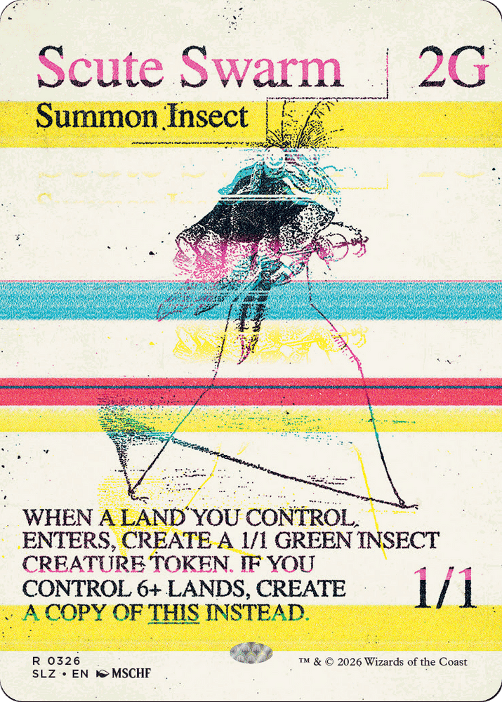 Scute Swarm (0326) [Secret Lair x MSCHF: The Zeta Set] Magic: The Gathering