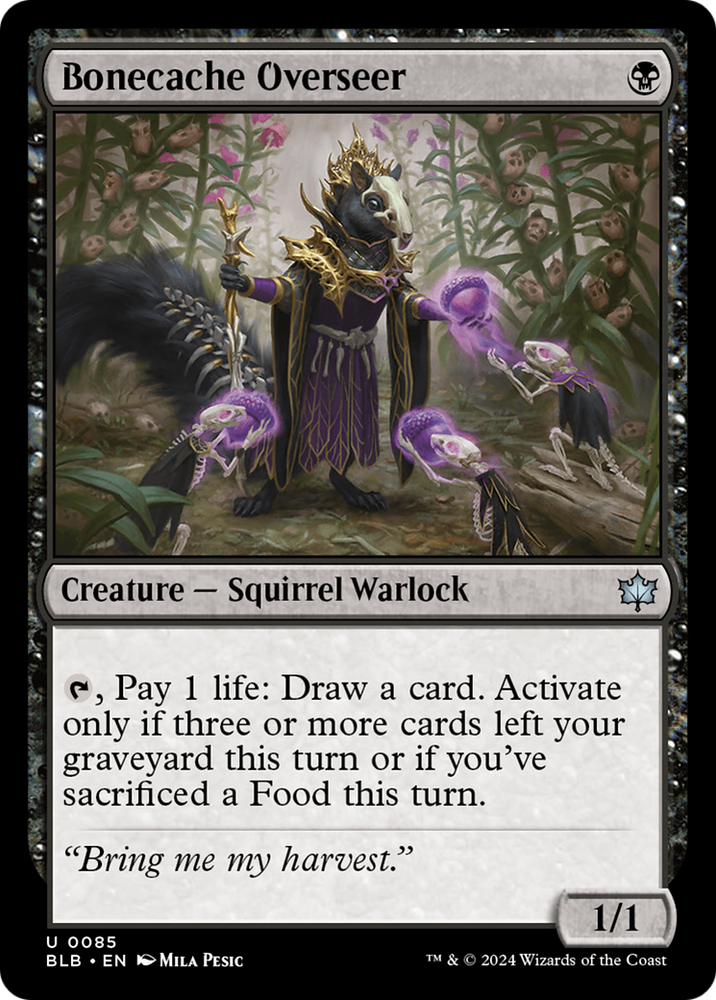 Bonecache Overseer [Bloomburrow] Magic: The Gathering