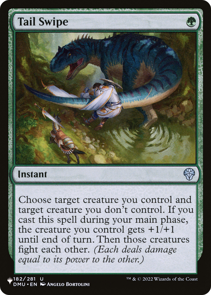 Tail Swipe [The List] Magic: The Gathering
