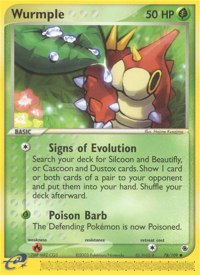 Wurmple (78/109) [EX: Ruby & Sapphire] Pokémon