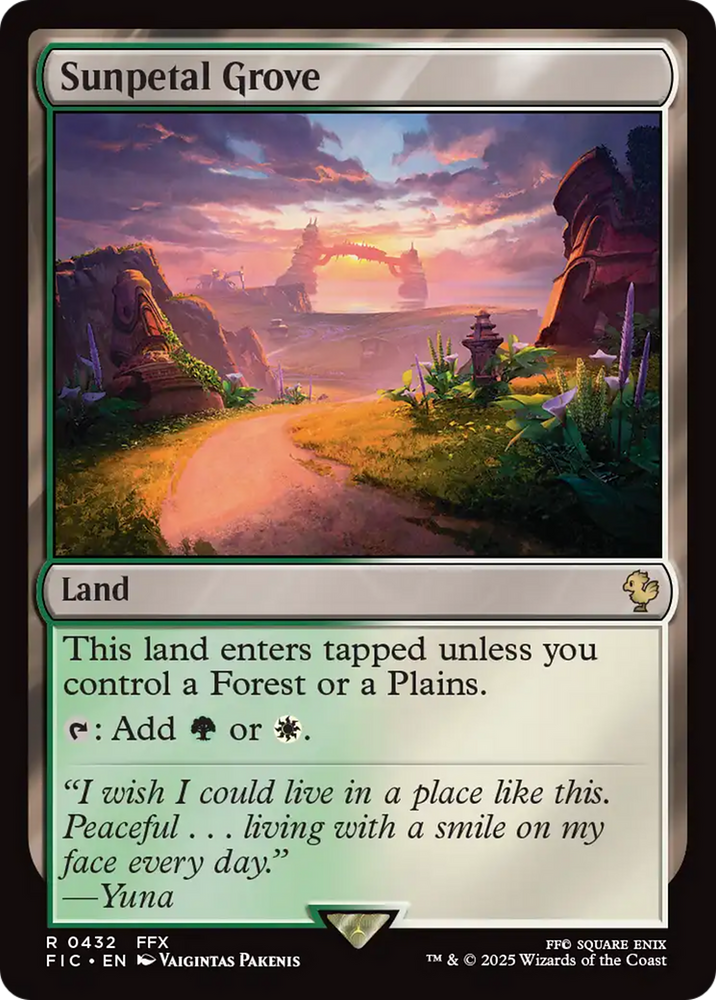 Sunpetal Grove [FINAL FANTASY Commander] Magic: The Gathering
