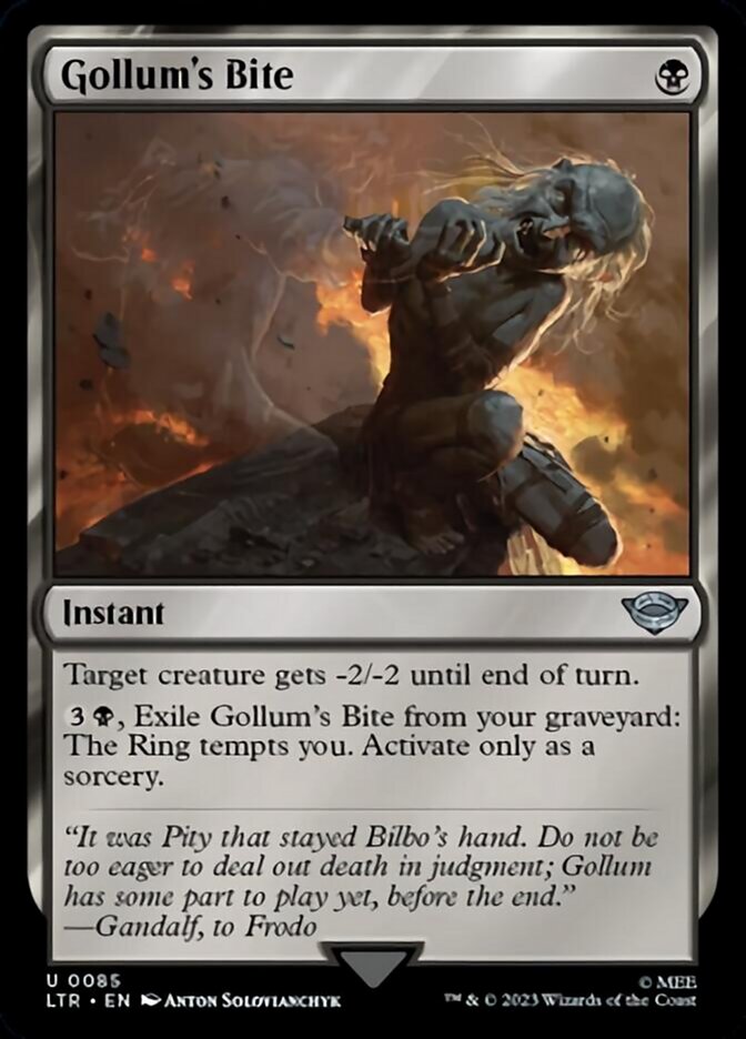 Gollum's Bite [The Lord of the Rings: Tales of Middle-Earth] Magic: The Gathering