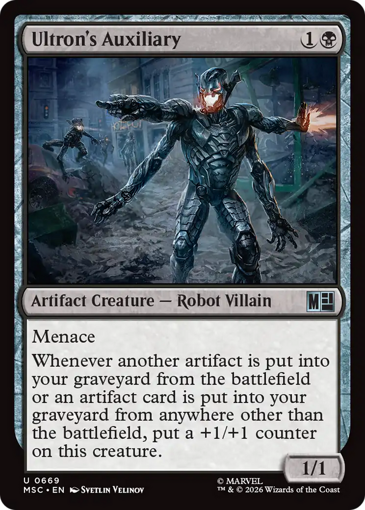 Ultron's Auxiliary [Marvel Super Heroes Commander] Magic: The Gathering