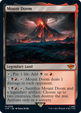 Mount Doom [The Lord of the Rings: Tales of Middle-Earth] Magic: The Gathering