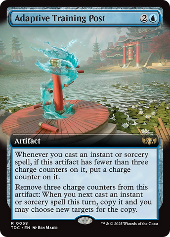 Adaptive Training Post (Extended Art) [Tarkir: Dragonstorm Commander] Magic: The Gathering