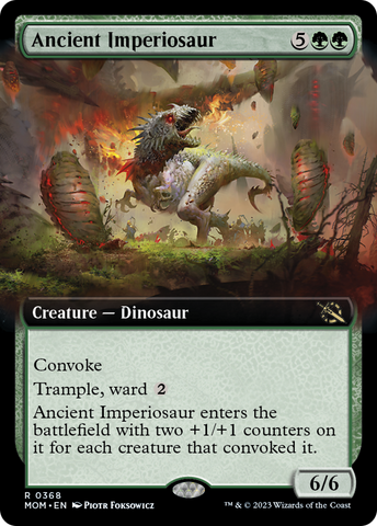 Ancient Imperiosaur (Extended Art) [March of the Machine] Magic: The Gathering