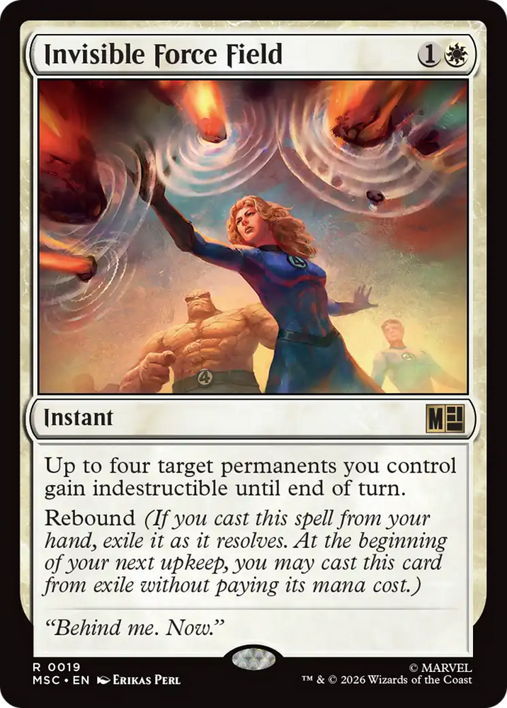 Invisible Force Field [Marvel Super Heroes Commander] Magic: The Gathering