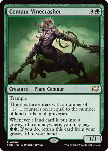Centaur Vinecrasher [Edge of Eternities Commander] Magic: The Gathering