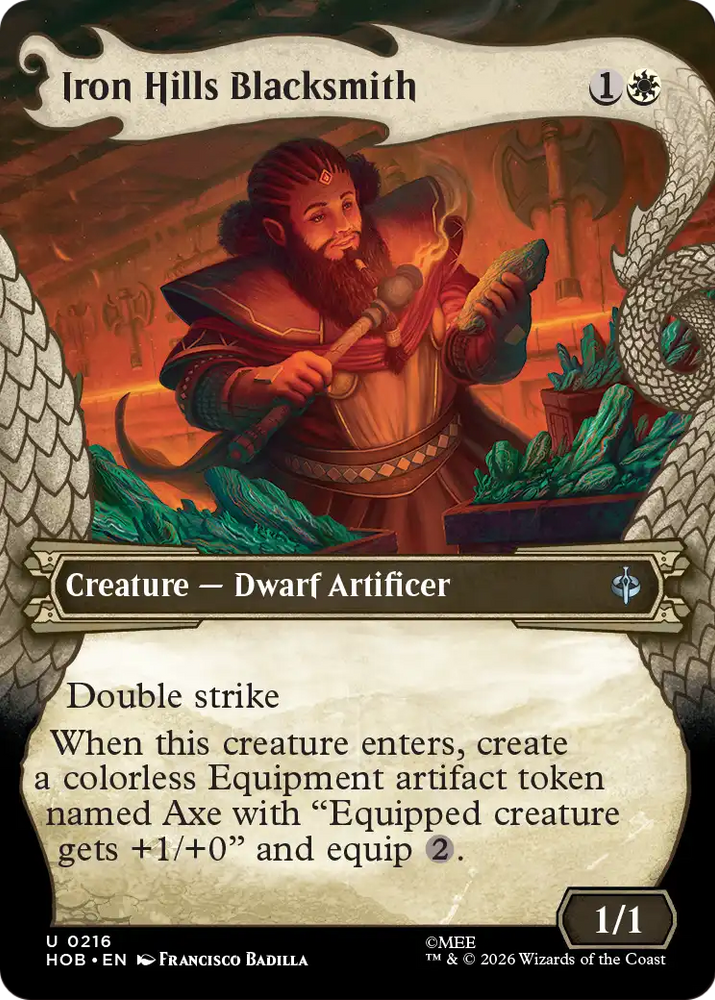 Iron Hills Blacksmith (Showcase) [The Hobbit] Magic: The Gathering