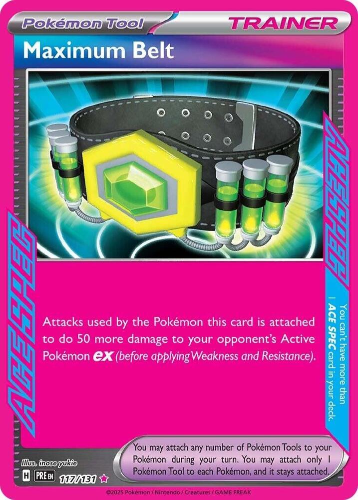 Maximum Belt (117/131) [Scarlet & Violet: Prismatic Evolutions] Pokémon